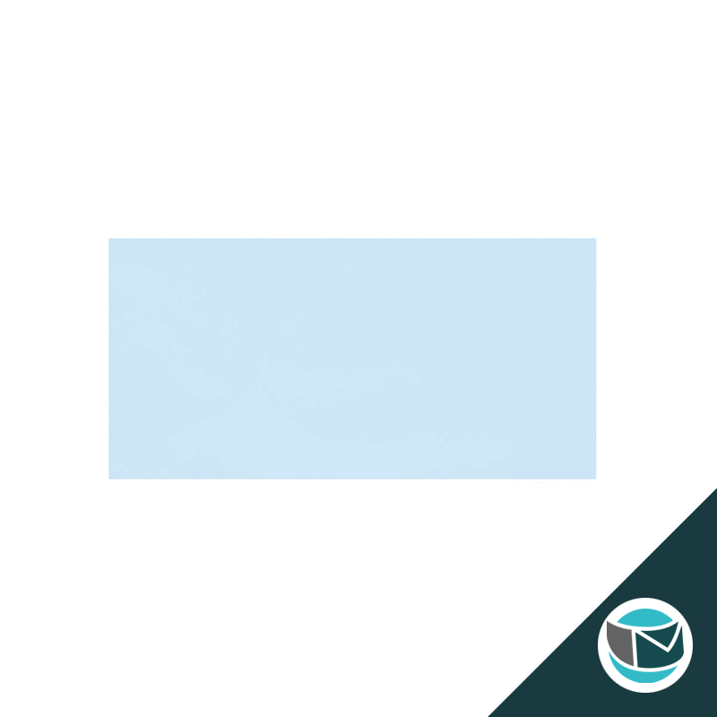 Gekleurde Premium Envelop - 110x220 mm (DL) - Lichtblauw