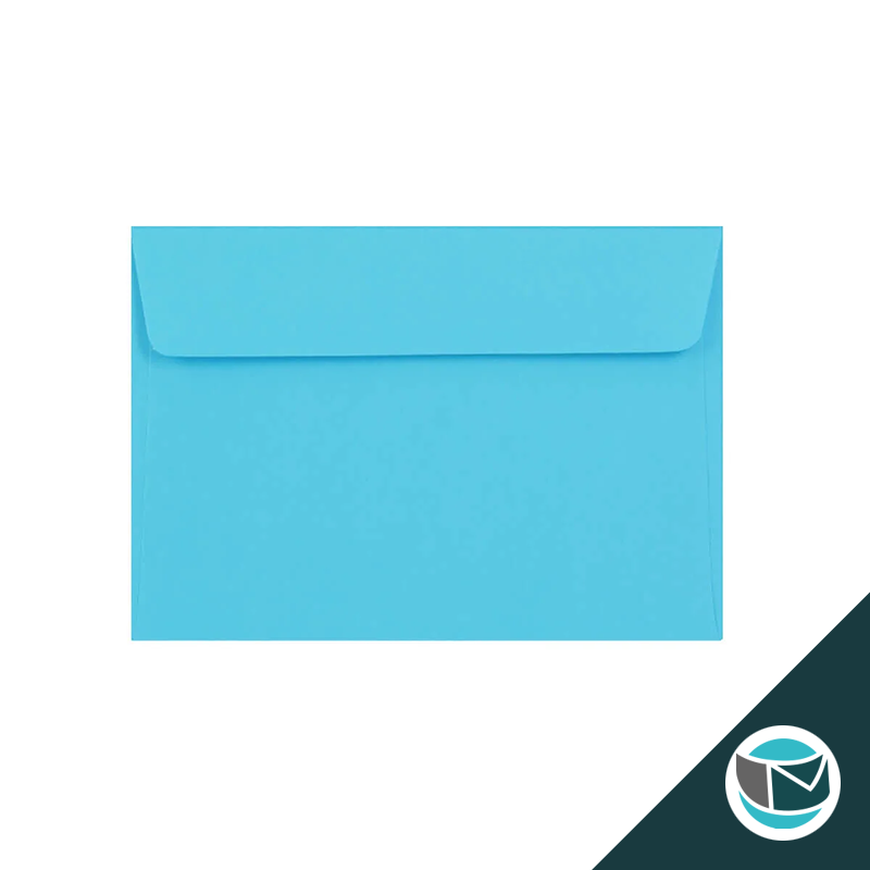 Gekleurde Premium Envelop - 114x162 mm (C6) - Mid Blauw
