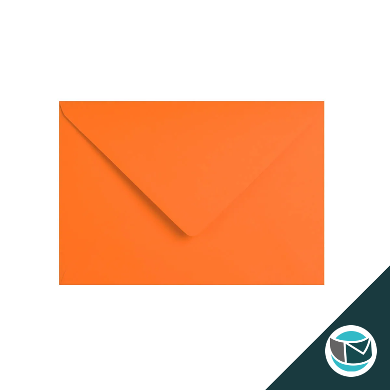 Gekleurde Premium Envelop - 114x162 mm (C6) - Oranje