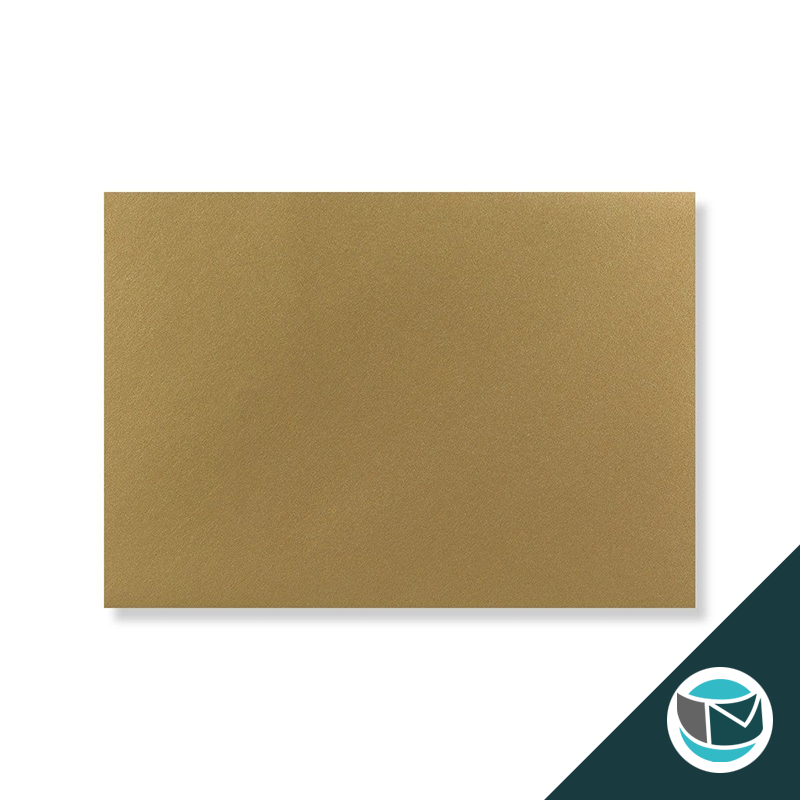 Luxe Wenskaart Envelop - 114x162 mm (C6) - Goud