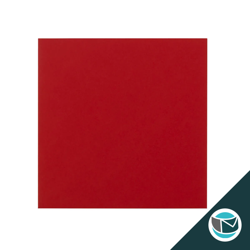Gekleurde Premium Envelop - 130x130 mm - Donkerrood 120 grams