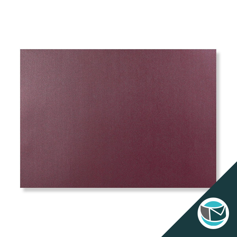 Parelmoer Envelop - 162x229 mm (C5) - Aubergine Strip 120 grams