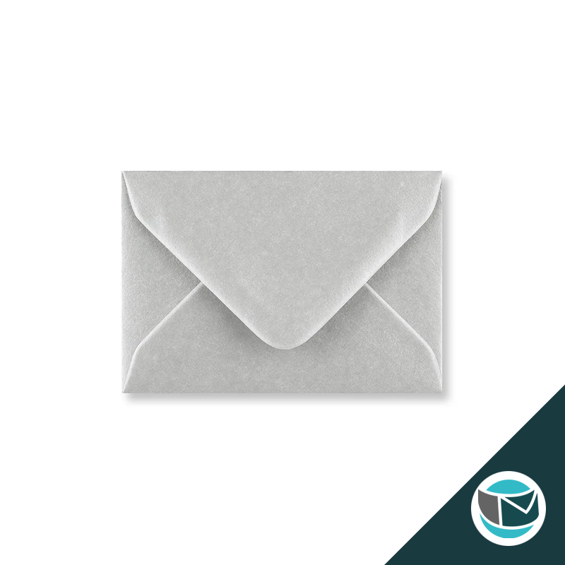 Gekleurde Envelop - 70x100 mm - Zilver Metallic 100 grams