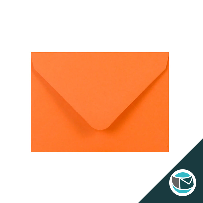 Gekleurde Envelop - 82x113mm - Oranje 120 grams