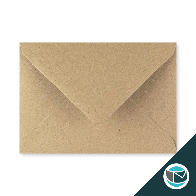 Gerecyclede Kraft Envelop - 133x184 mm
