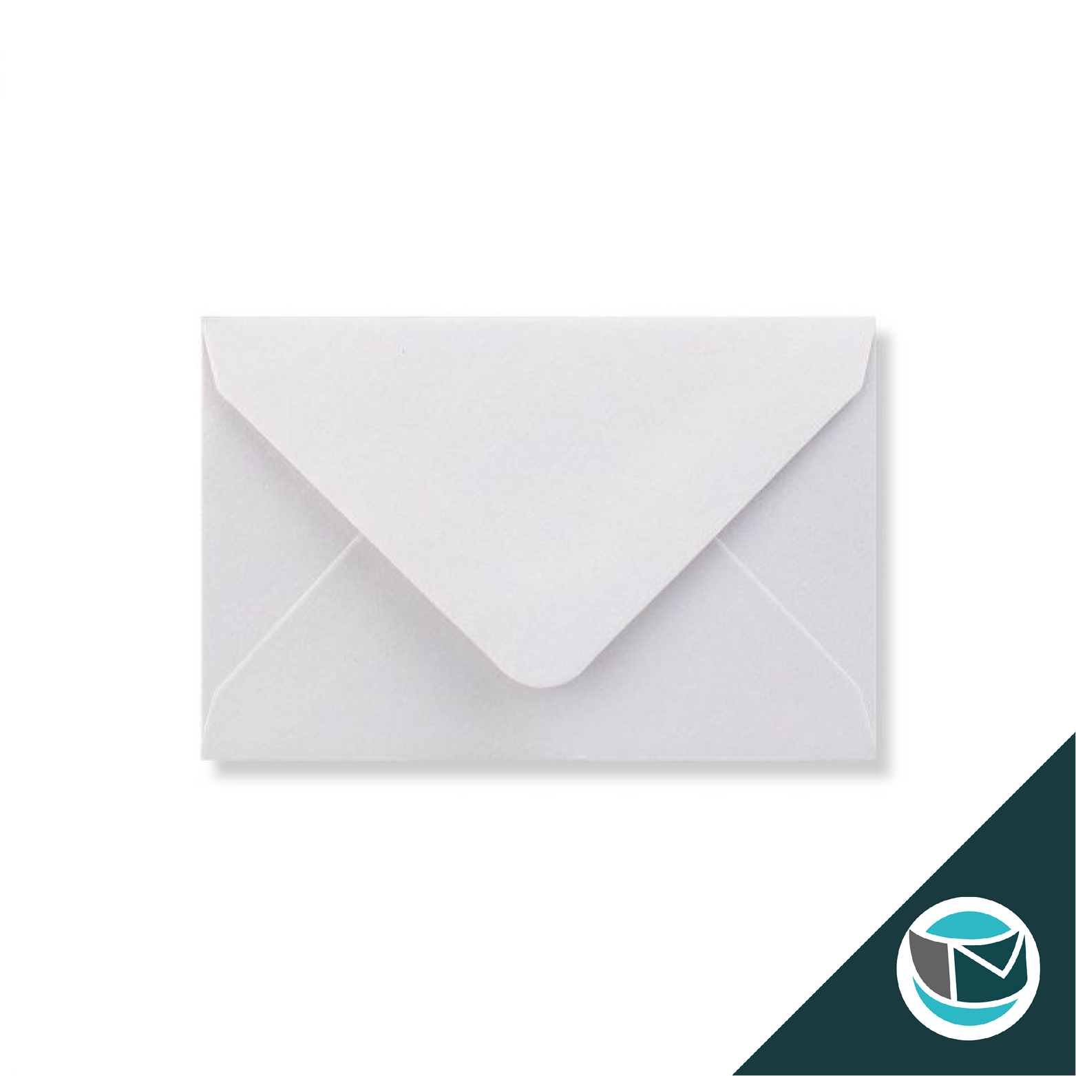 Parelmoer Envelop - 62x94 mm - Wit
