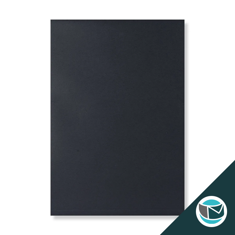 Envelop met Japanse Sluiting - 324x229x25 mm (C4) - Zwart (incl. Zijvouw)