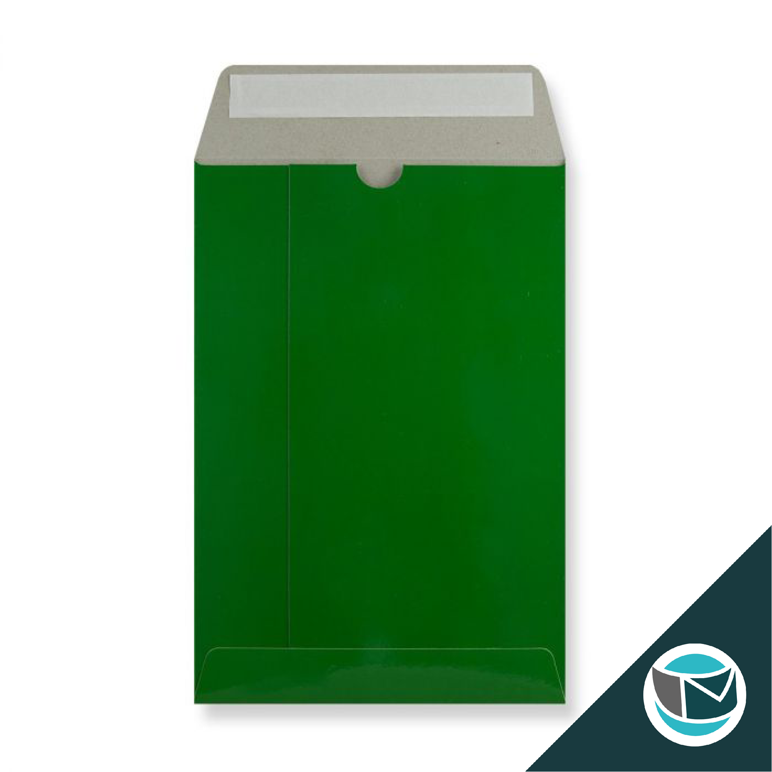 Kartonnen Duplex Enveloppen - 324x229 mm (C4) - Groen