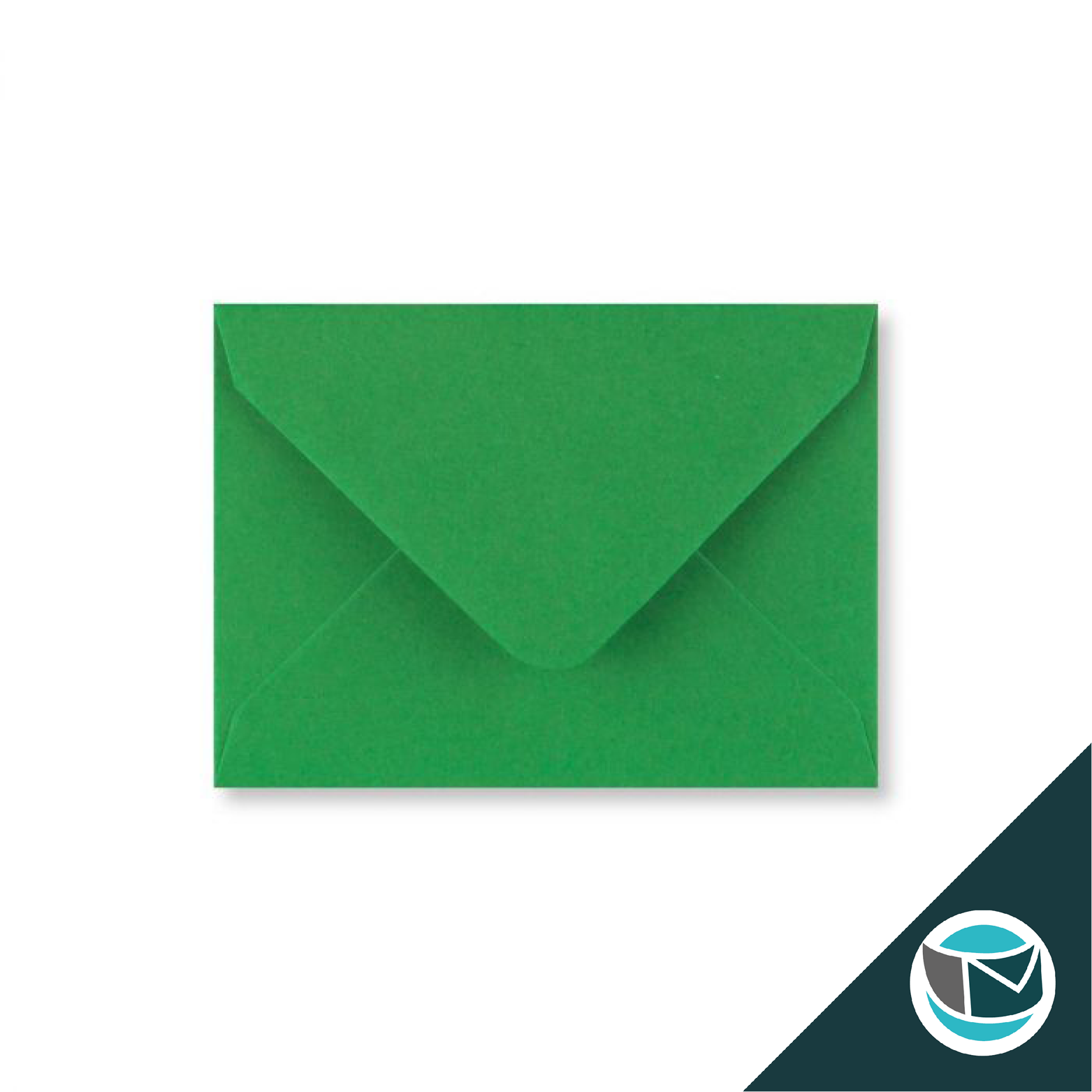 Gekleurde Envelop - 82x113mm - Groen