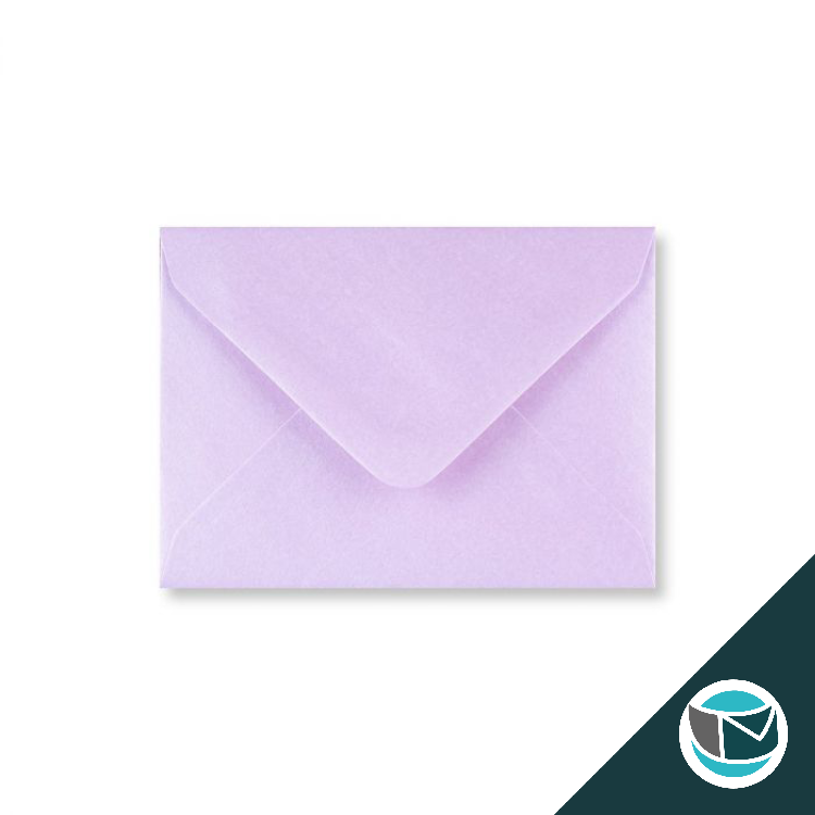 Gekleurde Envelop - 62x94 mm - Lila Glans