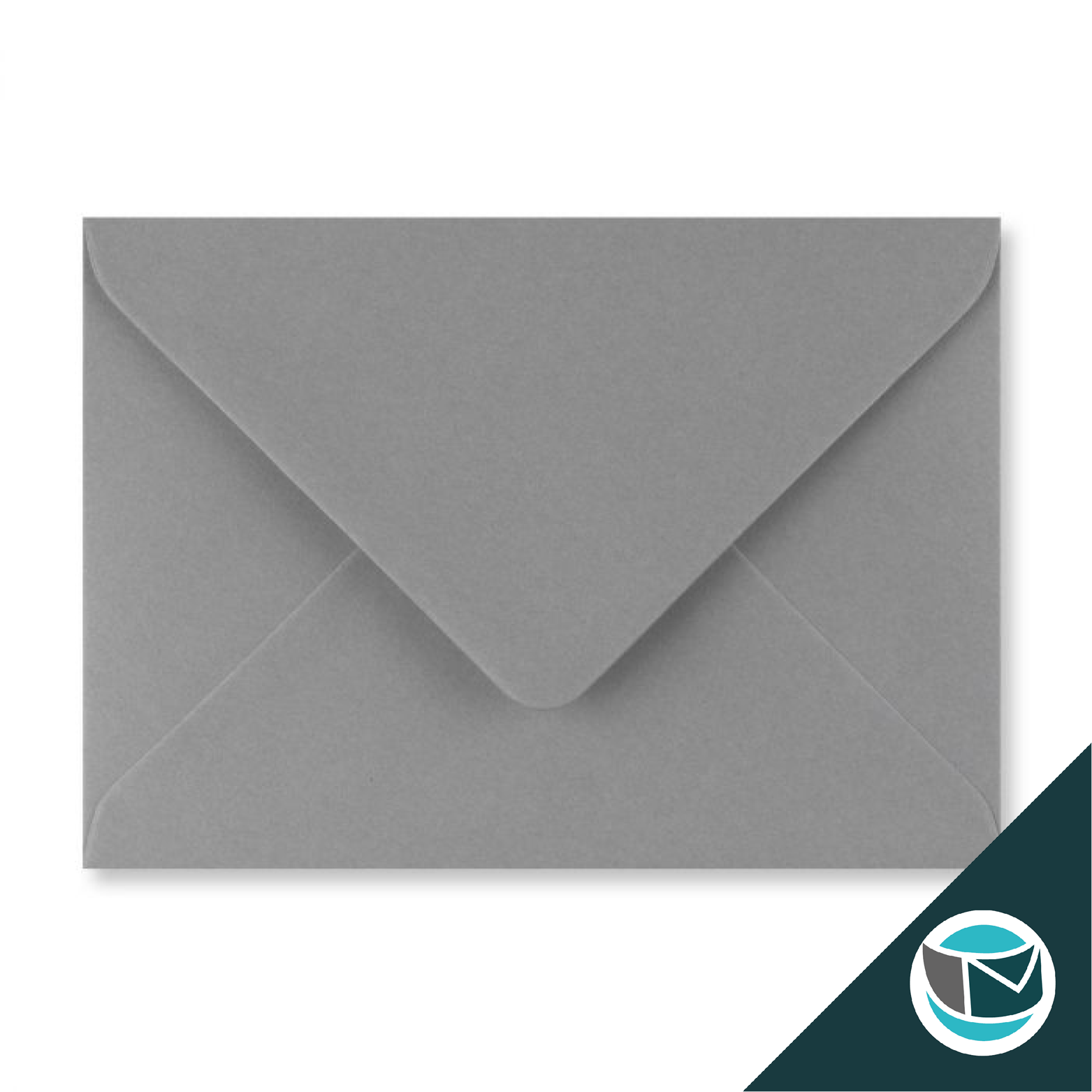 Gekleurde Envelop - 125x175 mm - Donkergrijs
