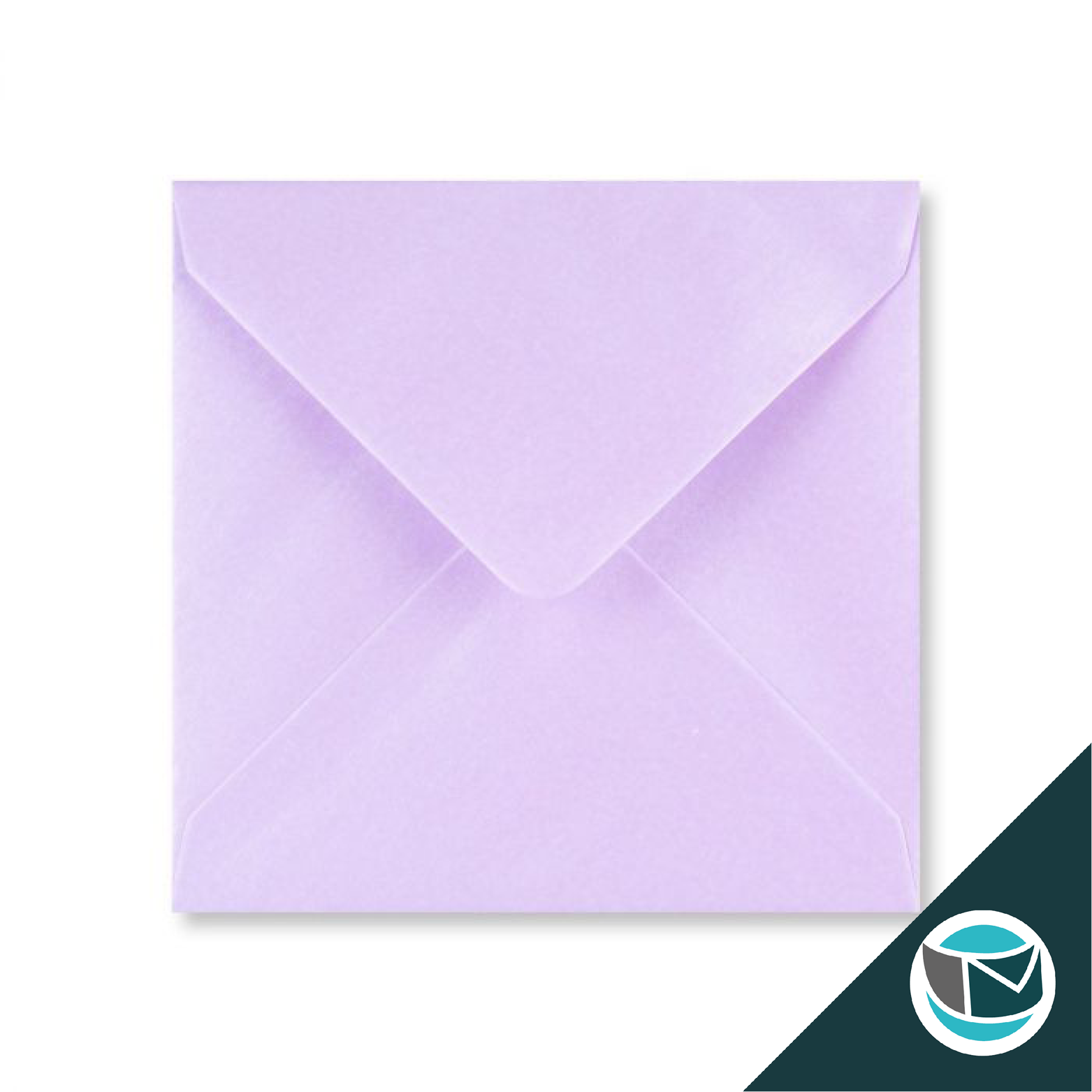 Gekleurde Envelop - 130x130 mm - Lila Glans
