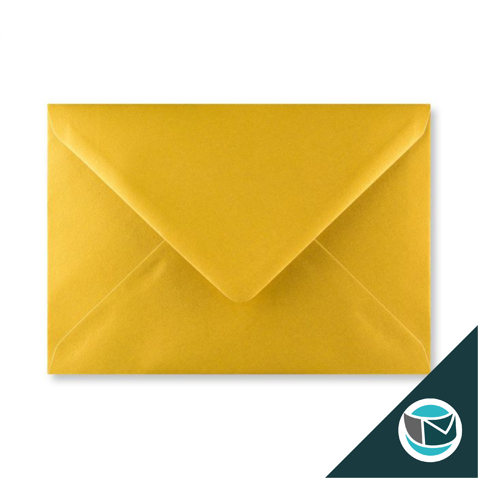 Gekleurde Envelop - 133x184 mm - Goud Metallic