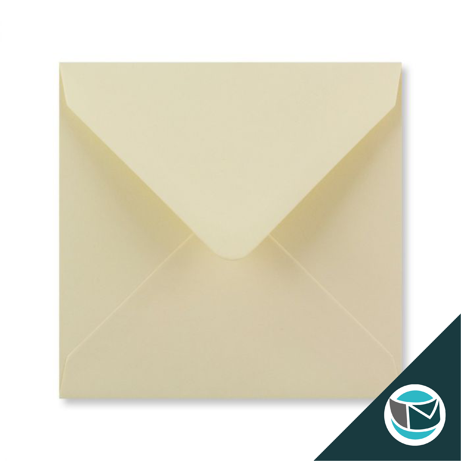 Gekleurde Envelop - 140x140 mm - Cream