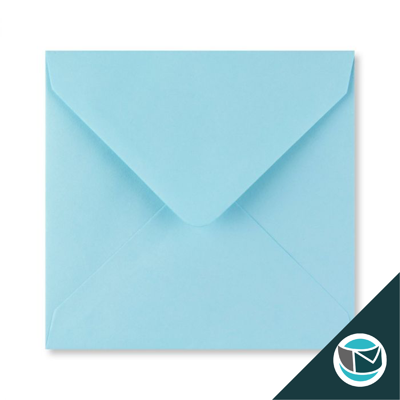 Gekleurde Envelop - 140x140 mm - Lichtblauw