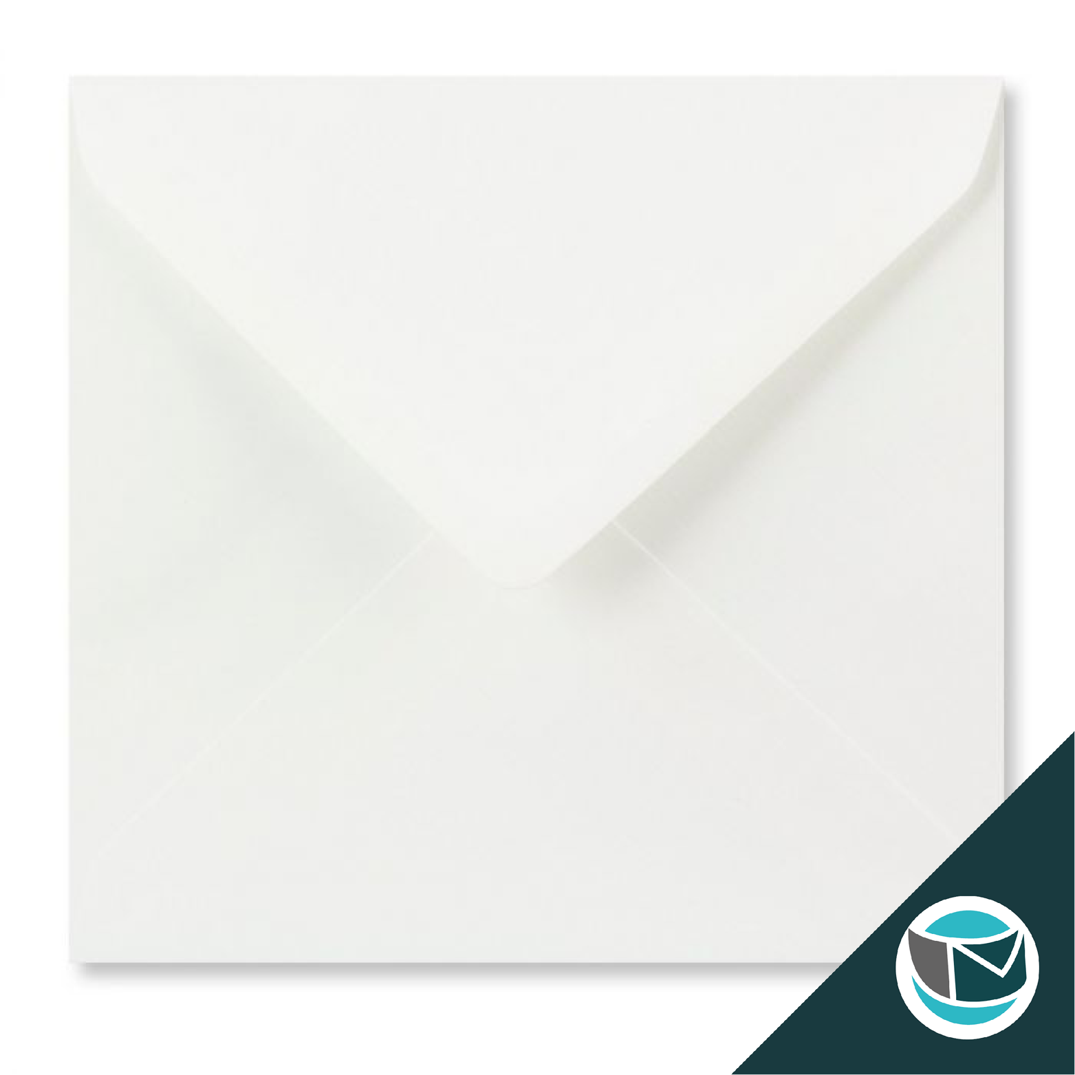 Gekleurde Envelop - 155x155 mm - Wit Recycled