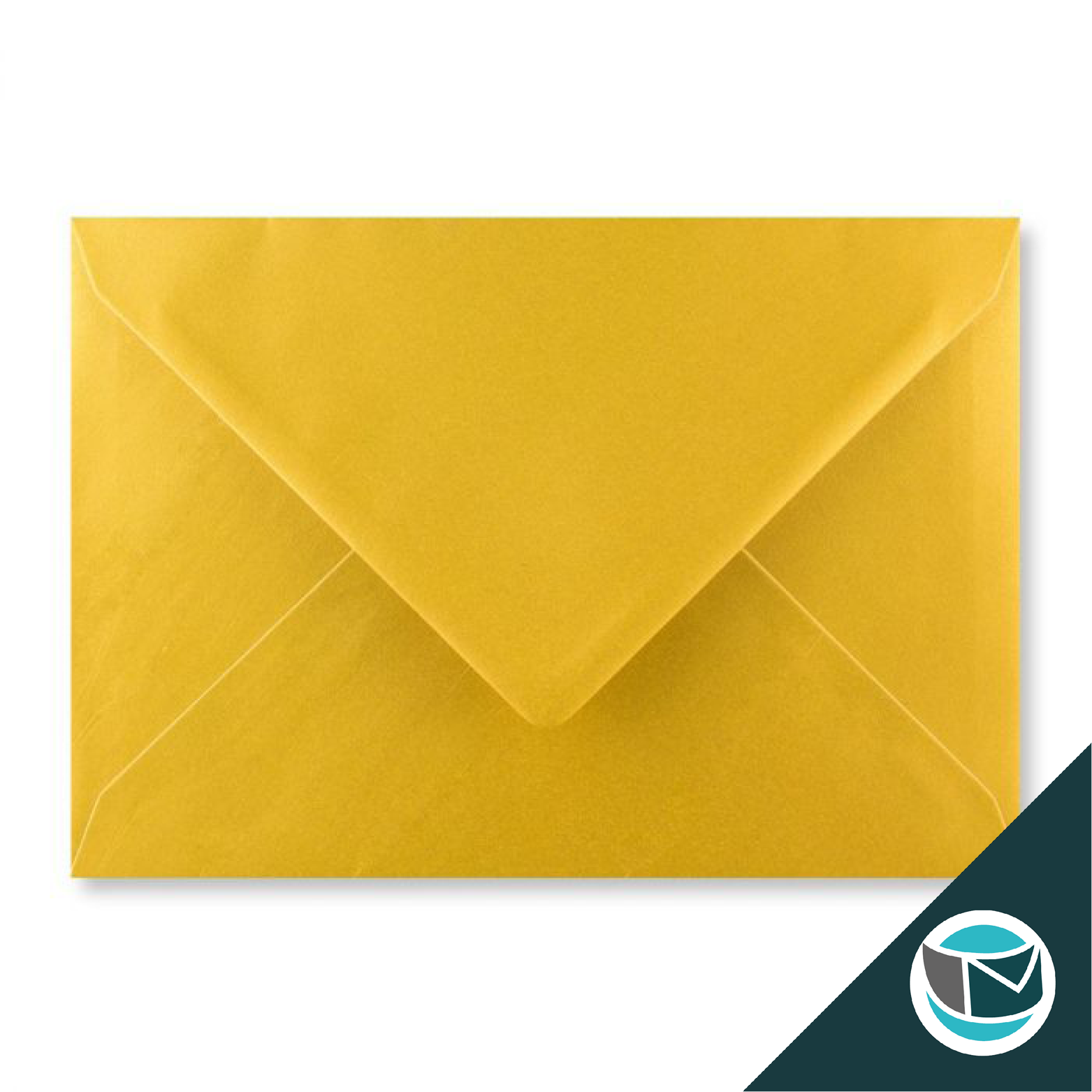 Gekleurde Envelop - 162x229 mm (C5) - Goud Metallic
