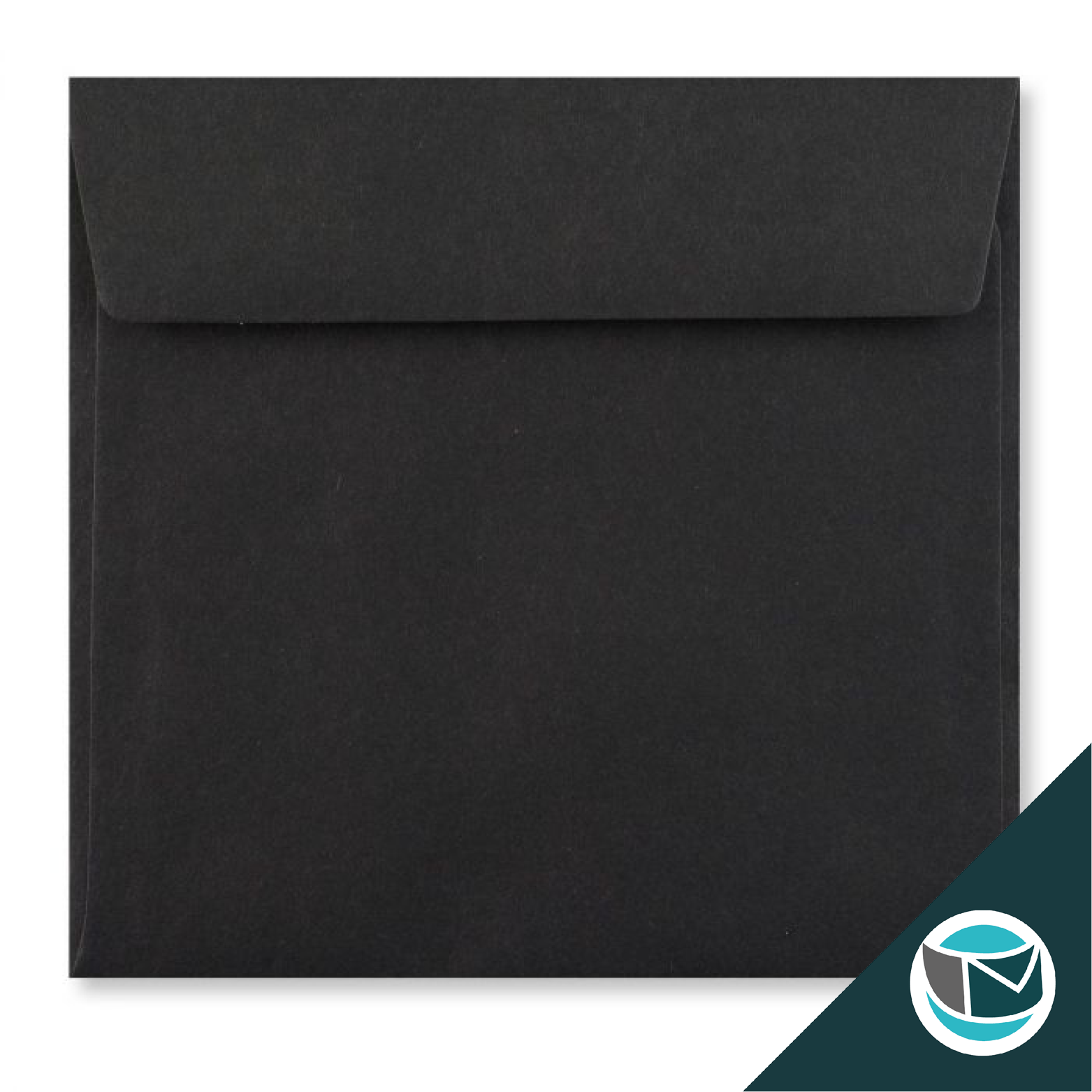 Gekleurde Envelop - 170x170 mm - Zwart