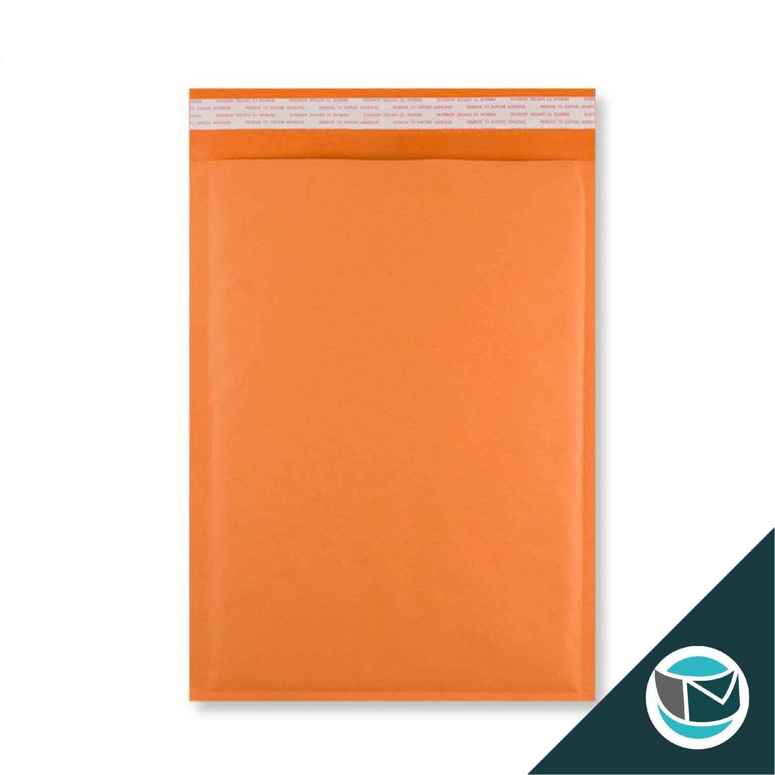 Kraft luchtkussen envelop met strip - 450x320 mm (C3) - Oranje