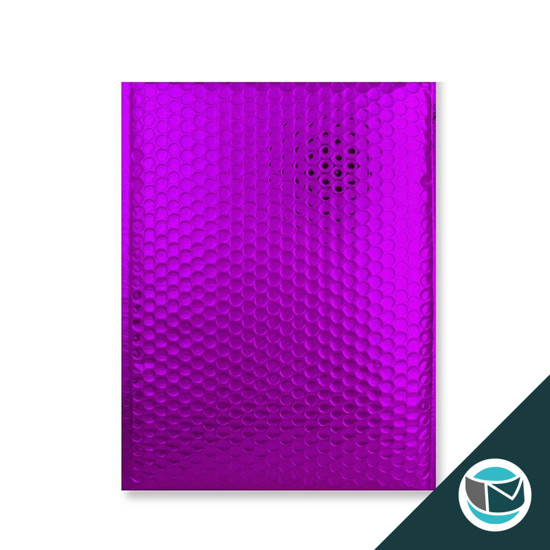Metallic Luchtkussen Envelop - 324x230 mm (C4) - Paars