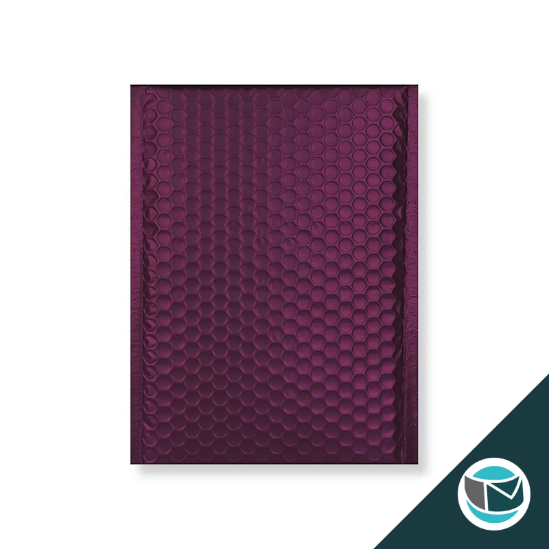 Metallic Luchtkussen Envelop Mat - 324x230 mm (C4) - Bordeaux