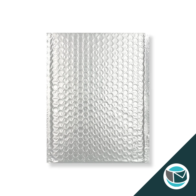 Metallic Luchtkussen Envelop Mat - 324x230 mm (C4) - Zilver