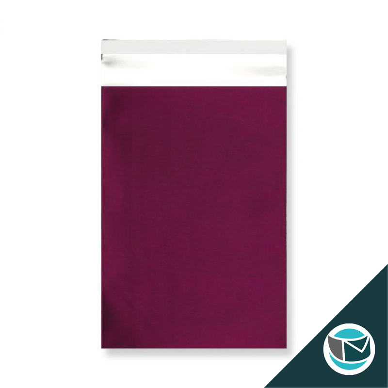 Metallic Folie Envelop (Mat) - 320x230 mm (C4) - Bordeaux