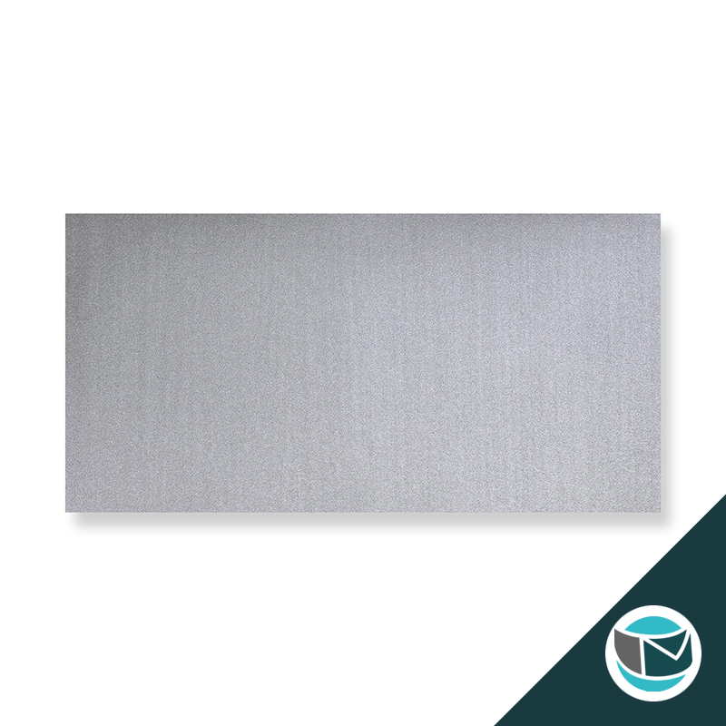 Wenskaart Envelop met Puntklep Strip - 110x220 mm (DL) - Zilver