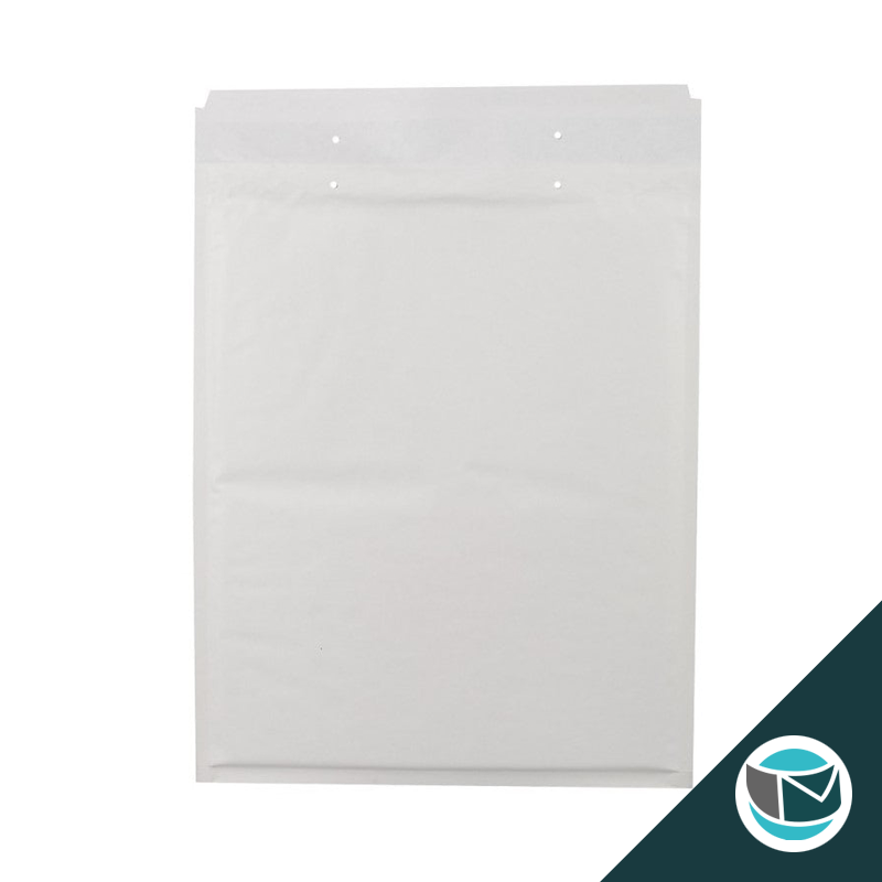 FSC Papier - Witte luchtkussen envelop E-15 tearstrip, binnenmaat in 220x265mm