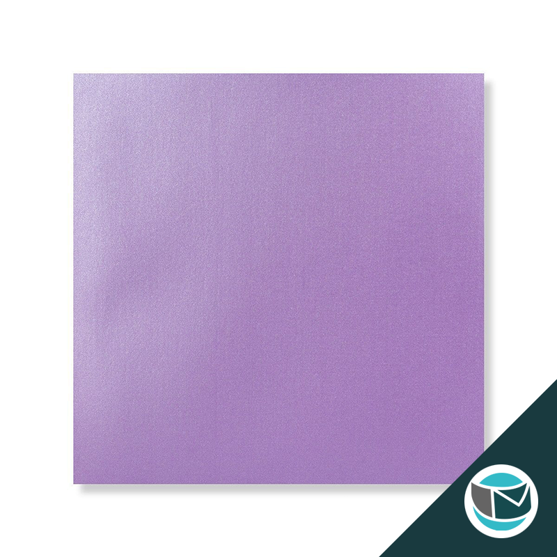 Parelmoer Envelop - 155x155 mm - Lila Strip 120 grams