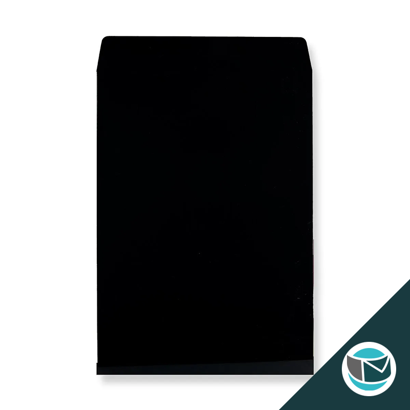 Kartonnen Duplex Enveloppen - 457x330 mm (C3) - Zwart