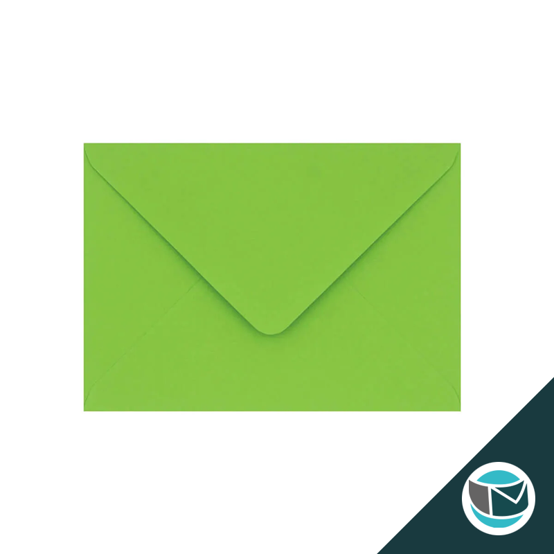 Gekleurde Premium Envelop - 125x175 mm - Mid Groen