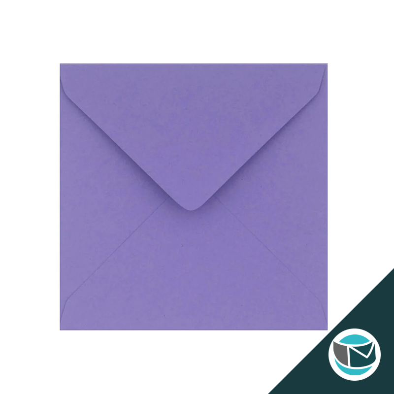 Gekleurde Premium Envelop - 130x130 mm - Paars 120 grams