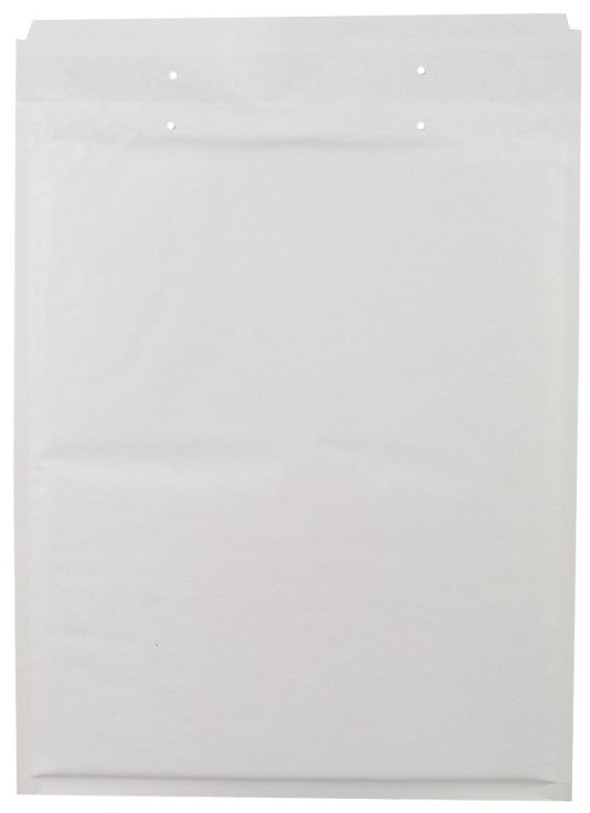 FSC Papier: Witte luchtkussen envelop H-18 tearstrip (EC4) binnenmaat in MM: 270 x 360