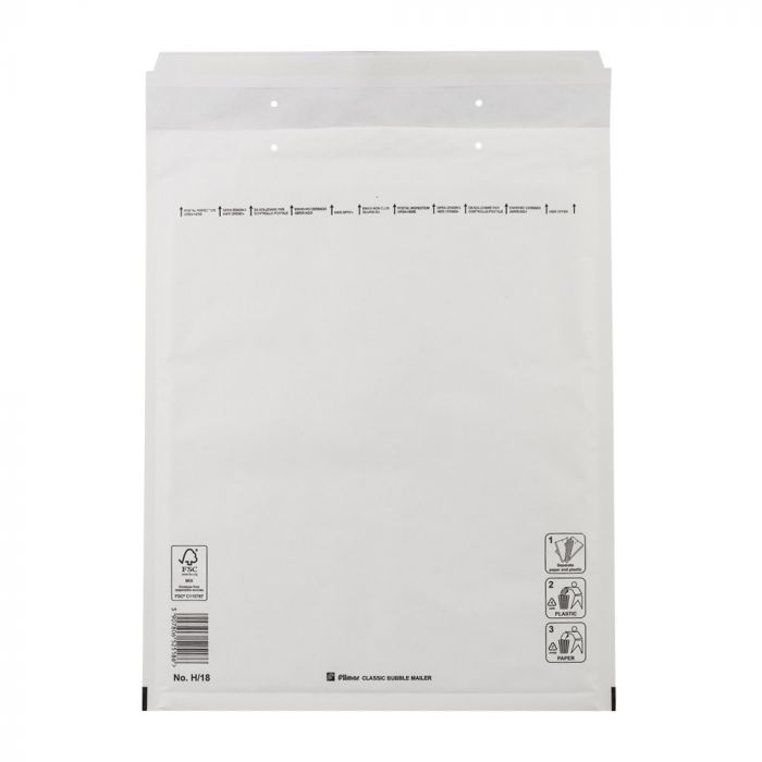 Witte Luchtkussen Enveloppen