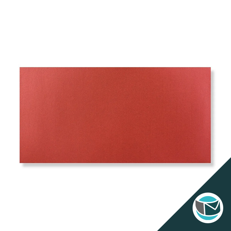 Parelmoer Envelop - 110x220 mm - Rood  Strip 120 grams