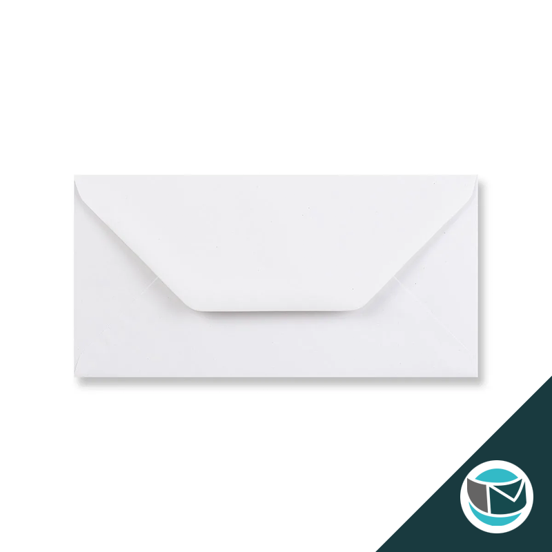 Gekleurde Envelop - 110x220 mm ea5/6  - Wit Recycled 100 grams