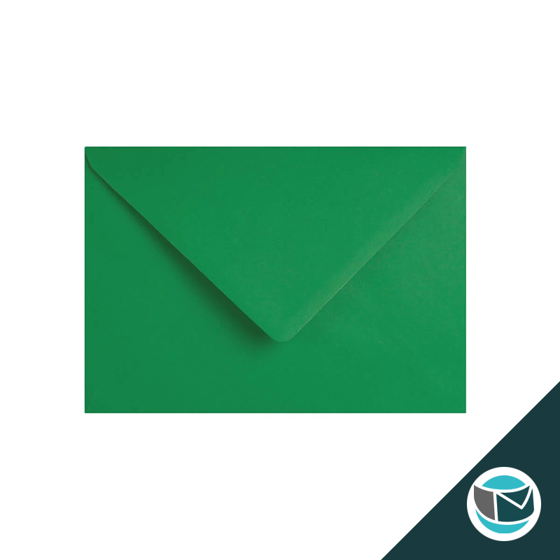 Gekleurde Premium Envelop - 114x162 mm (C6) - Donkergroen