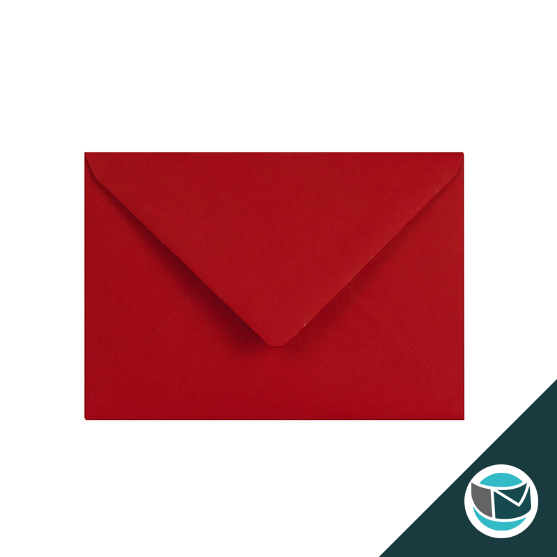 Gekleurde Premium Envelop - 114x162 mm (C6) - Bordeaux