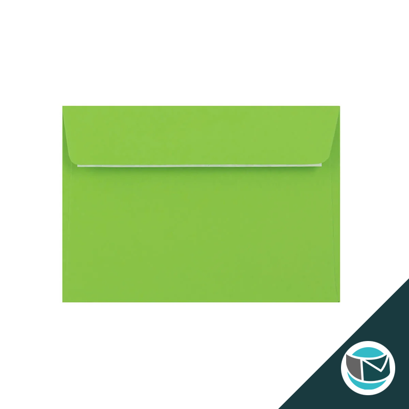 Gekleurde Premium Envelop - 114x162 mm (C6) - Mid Groen