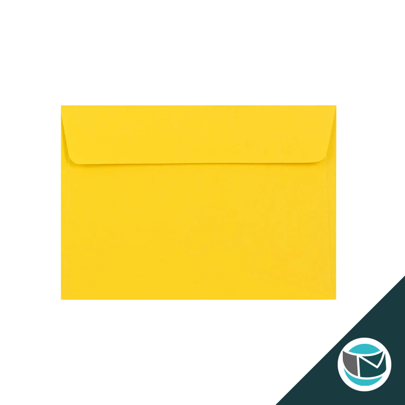 Gekleurde Premium Envelop - 114x162 mm (C6) - Geel
