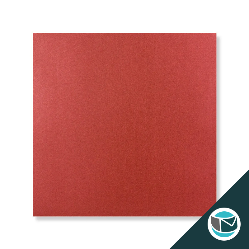 Parelmoer Envelop - 155x155 mm - Rood Strip 120 grams