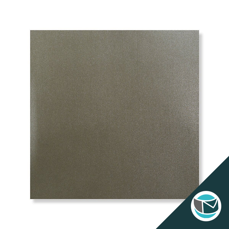 Parelmoer Envelop - 155x155 mm  - Donkerzilver 120 grams