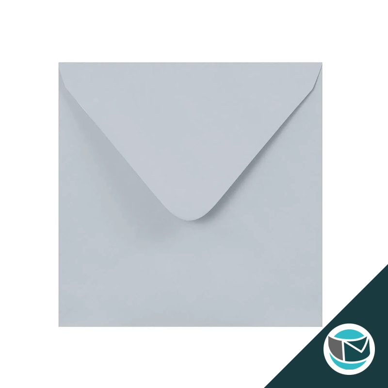 Gekleurde Premium Envelop - 155x155 mm - Lichtgrijs