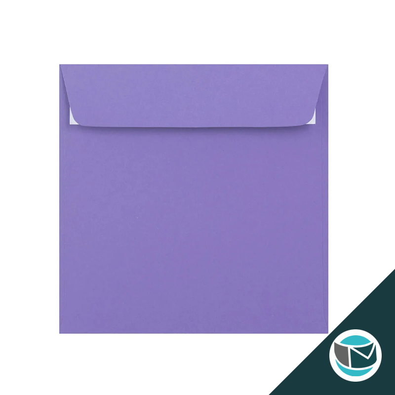 Gekleurde Premium Envelop - 155x155 mm - Paars
