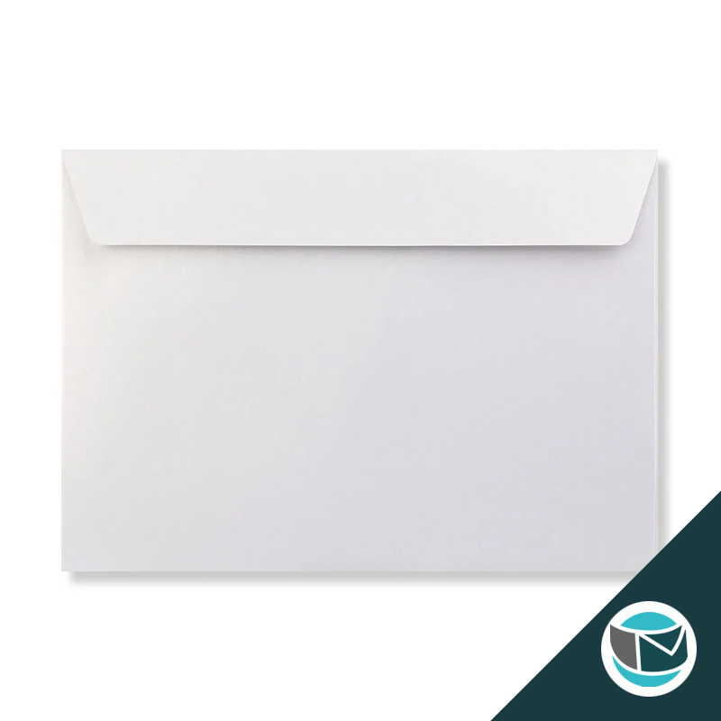 Parelmoer Envelop - 162x229 mm (C5)  - Wit Strip 120 grams
