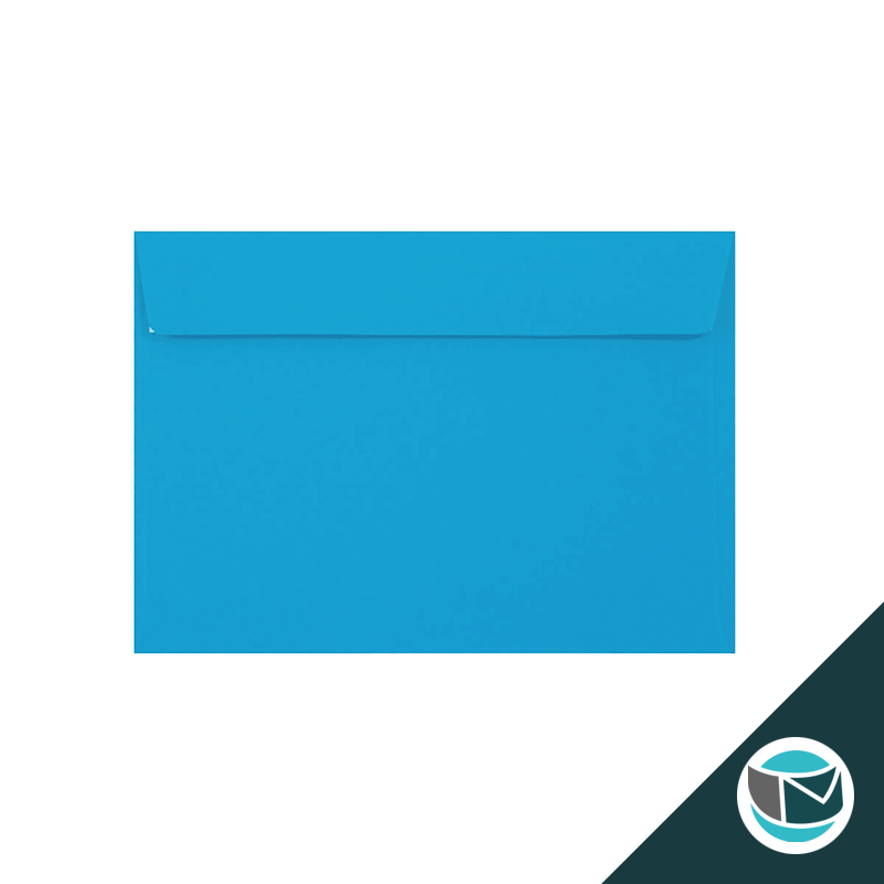 Gekleurde Premium Envelop - 162x229 mm (C5) - Helder Blauw