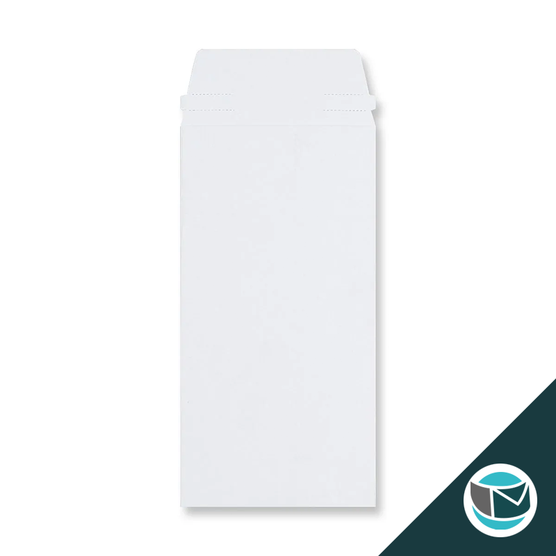 Kartonnen Duplex Enveloppen - 220x110 mm ea5/6  - Wit