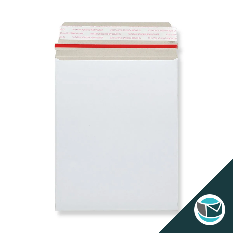 Kartonnen Duplex Enveloppen - 239x164 mm - Wit