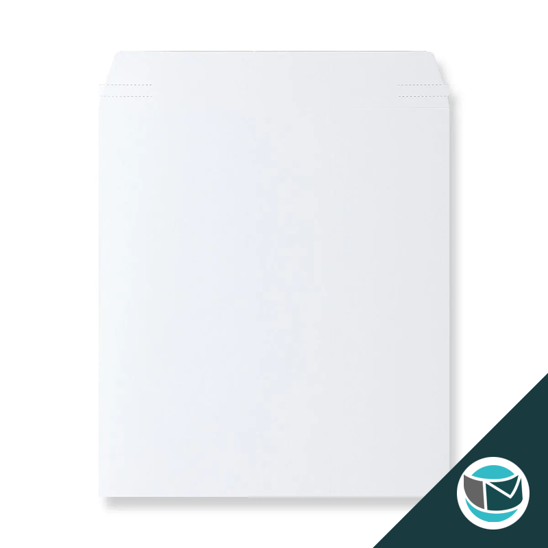 Kartonnen Duplex Enveloppen - 406x318 mm - Wit